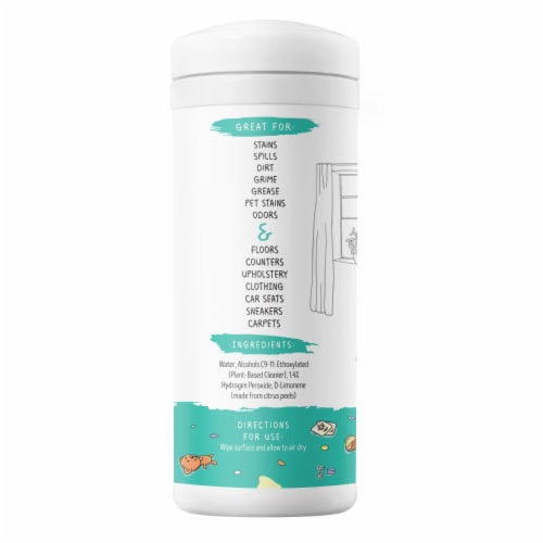 MomRemedy Hydrogen Peroxide Wipes Perspective: left