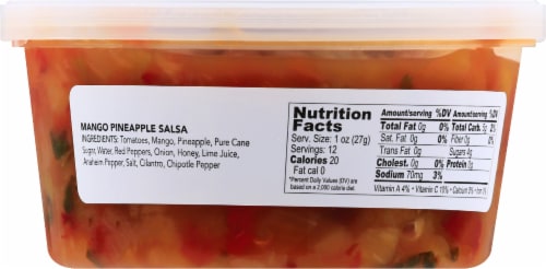 Salsa Queen® Mango Pineapple Salsa Perspective: left