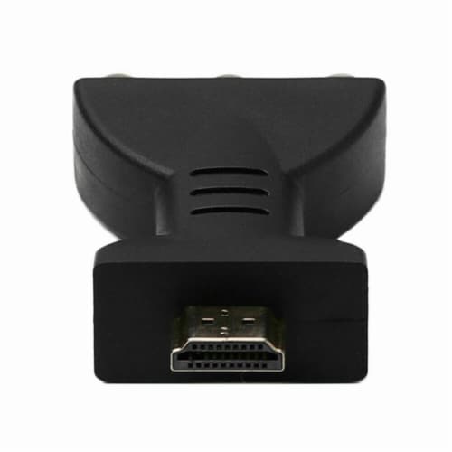 HDMI Male to 3 RCA Female Composite AV Video Audio Adapter Converter for TV PC Perspective: left