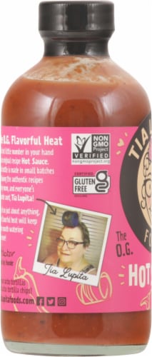 Tia Lupita® Hot Sauce Perspective: left