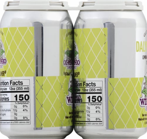 Wild Ohio Brewing Lemonade Flavored Tea Beer Perspective: left