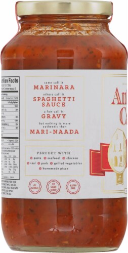 Antonio Carlo Handcrafted Original Recipe Marinara Sauce Perspective: left