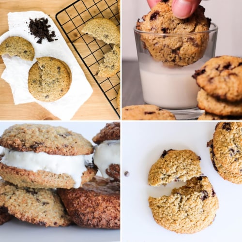 Chocolate Chip Cookie Mix | Keto Baking Mix | Dairy-Free, Soy-Free, Low Carb Cookie Mix Perspective: left