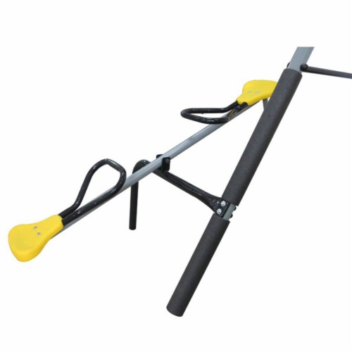 XDP Recreation The Titan Outdoor Backyard Kids Playground Swing Set with Slide Perspective: left