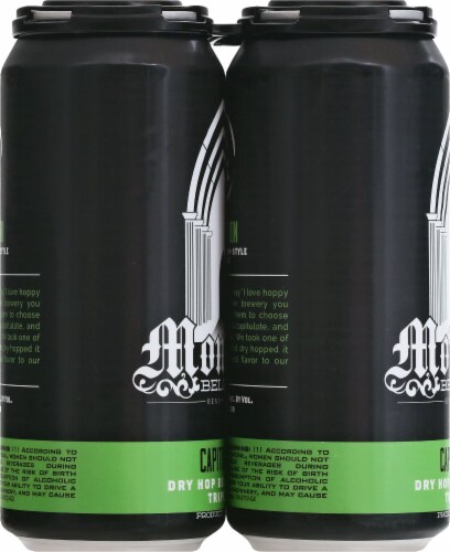 Monkless Belgian Ales Capitulation Dry Hop Tripel Ale Perspective: left