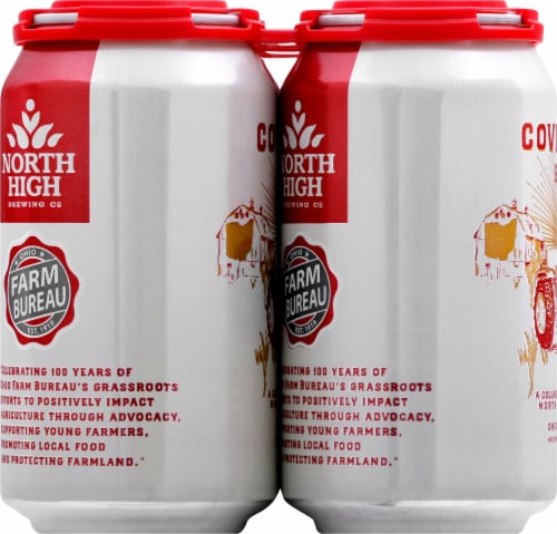 North High Brewing Seasonal Beer Perspective: left