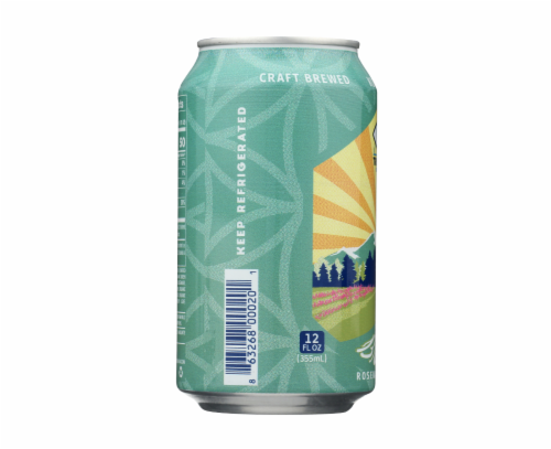 Tribucha Brainiac Rosemary & Sage Kombucha Perspective: left