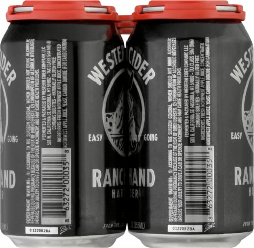 Western Cider Ranch Hand Hard Cider Perspective: left