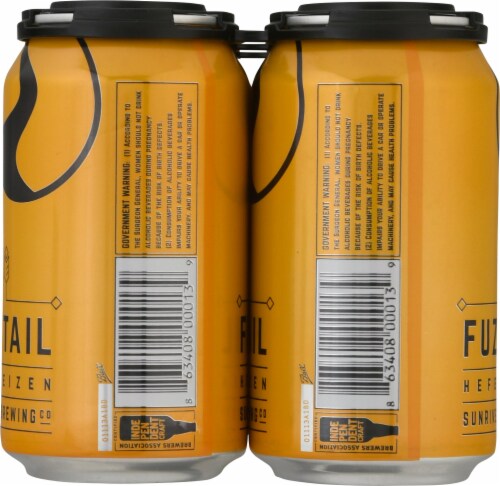 Sunriver Brewing Co Fuzztail Hefeweizen Perspective: left