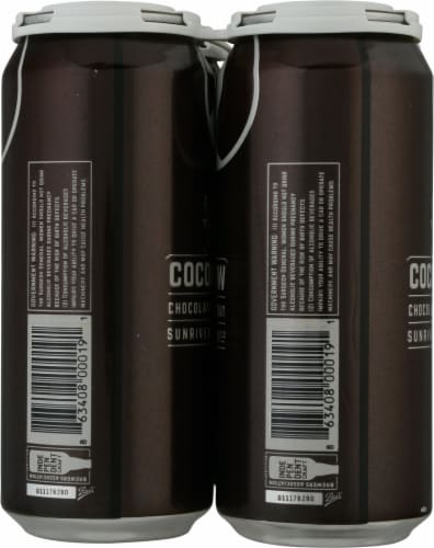 Sunriver Brewing Co. Cocoa Cow Chocolate Milk Stout Perspective: left