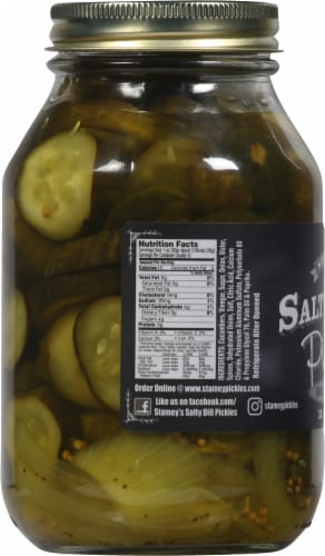 Stamey's Bread & Butter Salty Dill Pickles Perspective: left