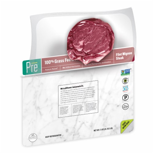 Pre® Beef Filet Mignon Steak Perspective: left