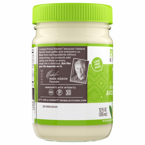 Primal Kitchen Mayo Made with Avocado Oil Perspective: left