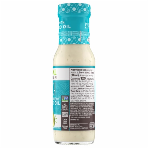 Dressing & Marinade Made with Avocado Oil, Vegan Ranch, 8 fl oz