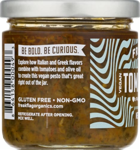 Freak Flag Organics™ Vegan Tomato Pesto Sauce Perspective: left
