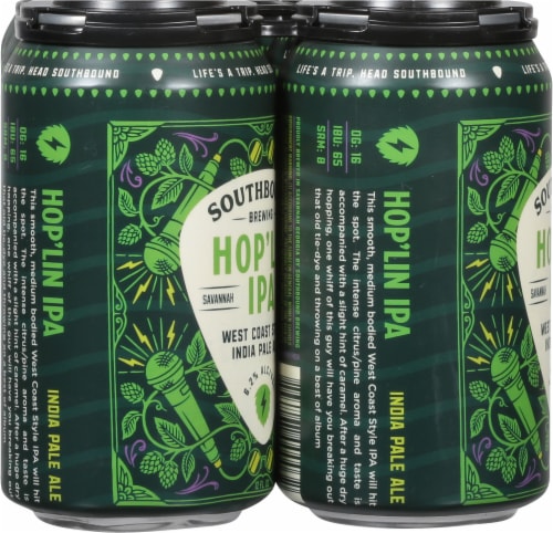Southbound Brewing Company Hop'lin IPA Perspective: left