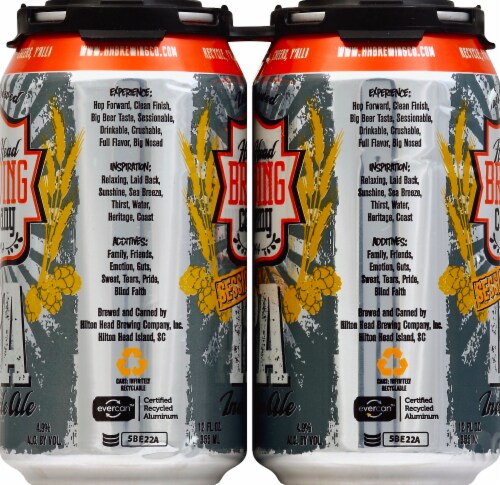Hilton Head Brewing Company Session IPA Perspective: left