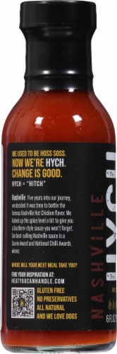 Hych Nashville Hot Sauce Perspective: left