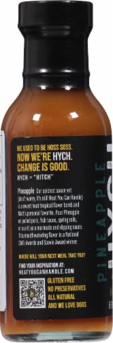 Hoss Sauce Costa Rican Style Pineapple Hot Sauce Perspective: left