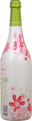 Dry Sparkling Cranberry Soda Perspective: left