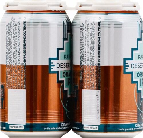 Papago Desert Sage Orange IPA Perspective: left