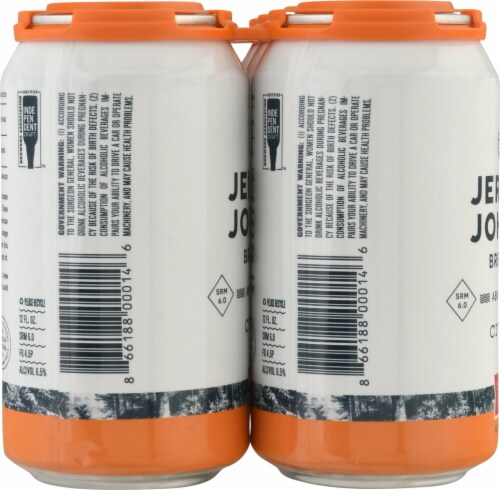 Jeremiah Johnson Brewing Co. Citra IPA Beer Perspective: left