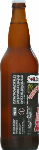 Wild Ride Brewing Tarty to the Party Grapefruit Sour Ale Beer Single Bottle Perspective: left