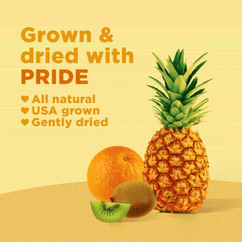 RIND® Snacks Tropical Blend Dried Fruit Superfood Perspective: left