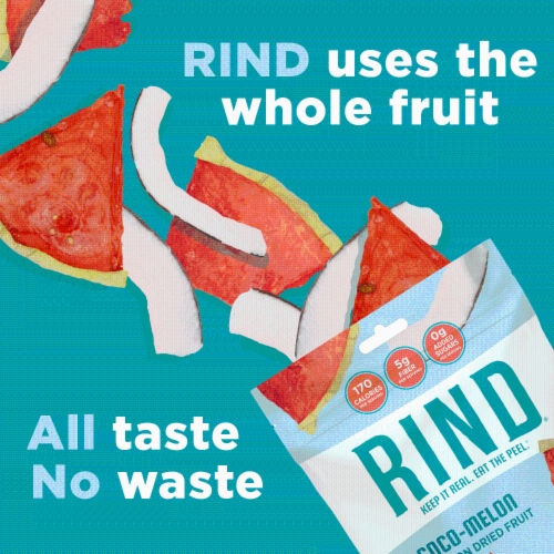 RIND Snacks Coco-Melon Dried Fruit Superfood Perspective: left