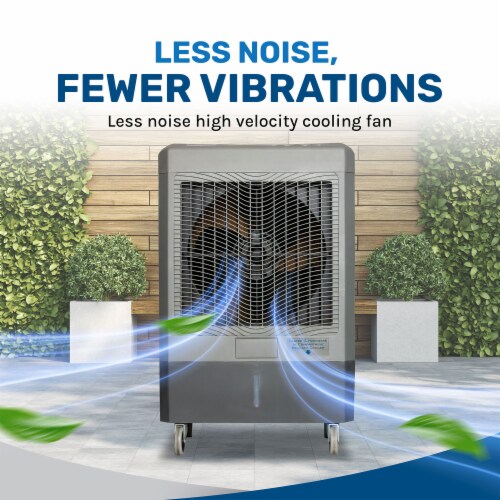Hessaire MC61M Indoor/Outdoor Portable 1,600 Sq Ft Evaporative Swamp