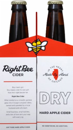 Right Bee® Cider Dry Cider Perspective: left