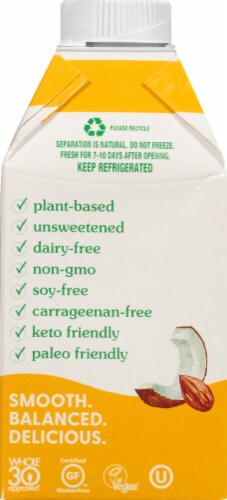 nutpods Original Unsweetened Almond + Coconut Creamer Perspective: left