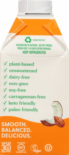 nutpods® Unsweetened Hazelnut Almond + Coconut Creamer Perspective: left