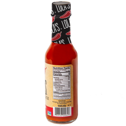 Lola's® Original Fine Hot Sauce Perspective: left