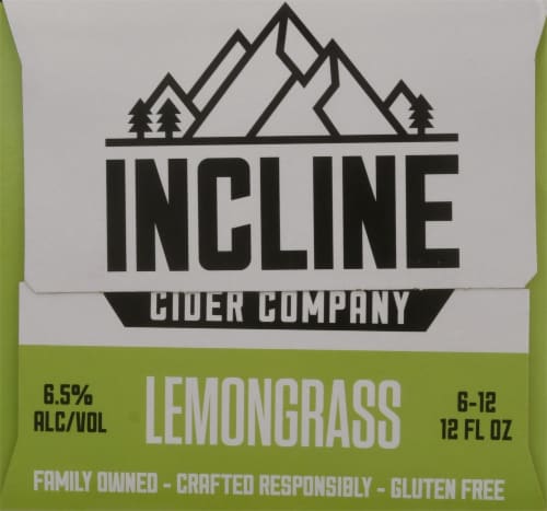 Incline Cider Company Lemongrass Perspective: left