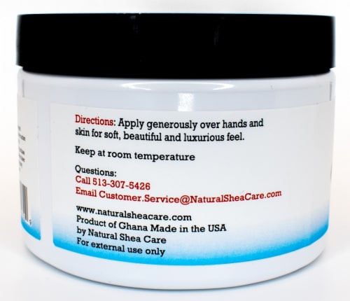 True Shea® Vanilla All Natural Ultra Whipped Shea Butter Perspective: left