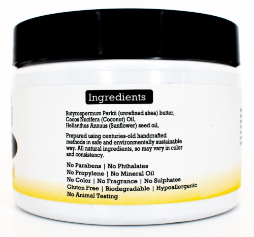 True Shea® Unscented Ultra Whipped Shea Butter Perspective: left