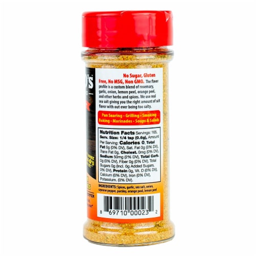 Dan-O's™ Spicy Seasoning Perspective: left