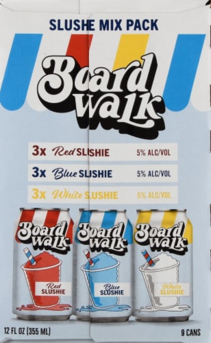 BoardWalk Slushie Mix Flavored Malt Beverage Variety Pack Perspective: left