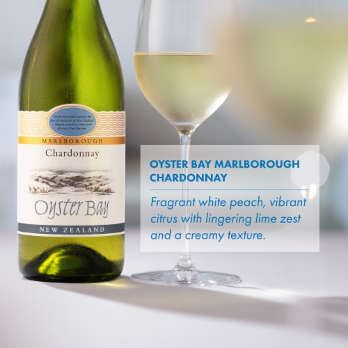 Oyster Bay Chardonnay New Zealand White Wine Perspective: left