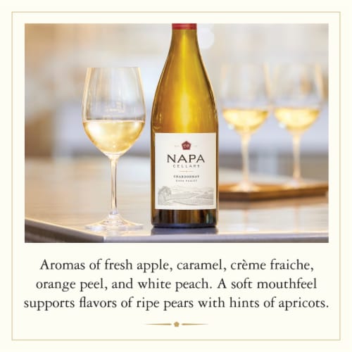 Napa Cellars Chardonnay California White Wine Perspective: left