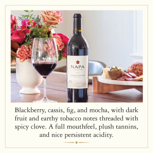 Napa Cellars Cabernet Sauvignon California Red Wine 750 ml Perspective: left