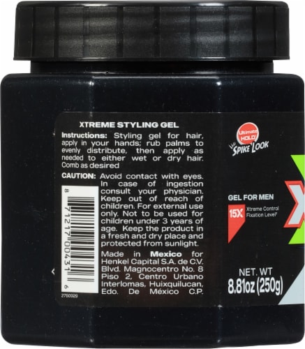 Wet Line Xtreme ReAction Wet Line Hair Gel for Men Perspective: left