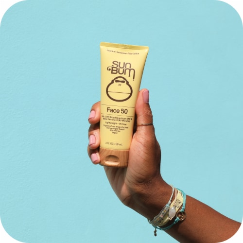Sun Bum® Face Sunscreen Lotion SPF 50 Perspective: left
