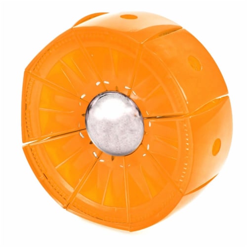 Geomag Kor Egg - Orange - 55 Piece Creative Magnet Playset Perspective: left
