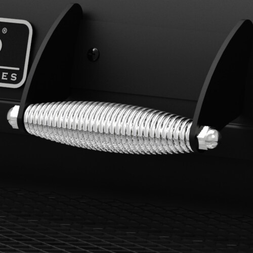 Dyna-Glo Signature Series Barrel Charcoal Grill with Side Firebox Perspective: left