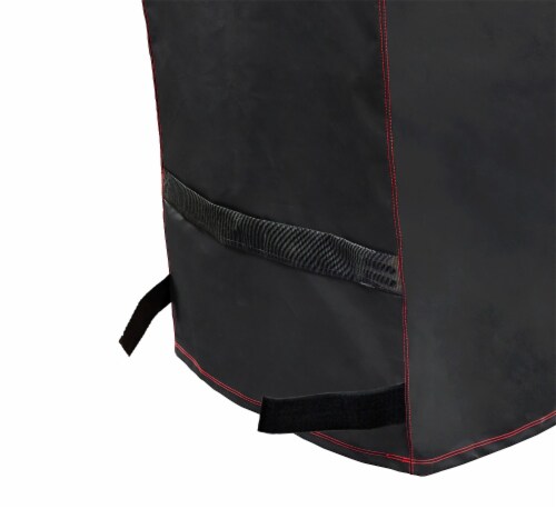 Dyna-Glo Premium Vertical Offset Charcoal Smoker Cover Perspective: left
