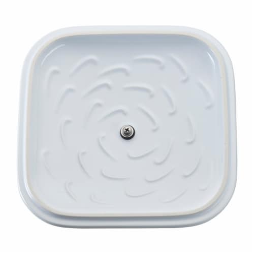 Staub Ceramic 9-inch X 9-inch Square Covered Baking Dish - White Perspective: left