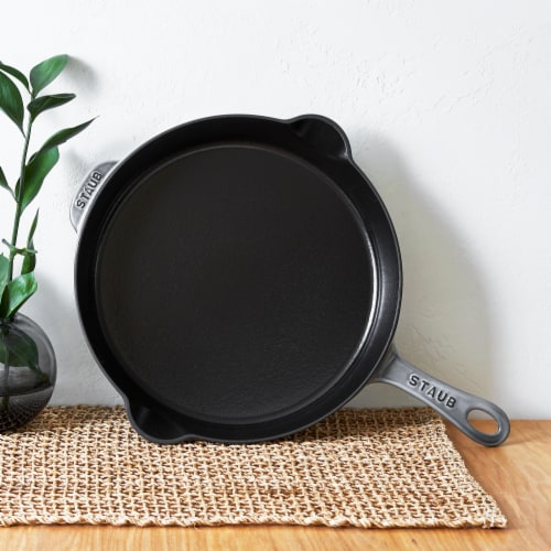 Staub Cast Iron 11-inch Traditional Skillet - Matte Black