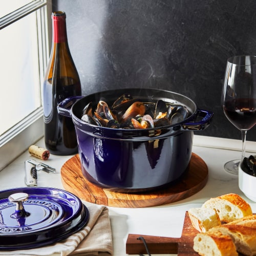 Our Table™ 6 qt. Enameled Cast Iron Dutch Oven Pot in Grey, 6 Qt - Fry's  Food Stores